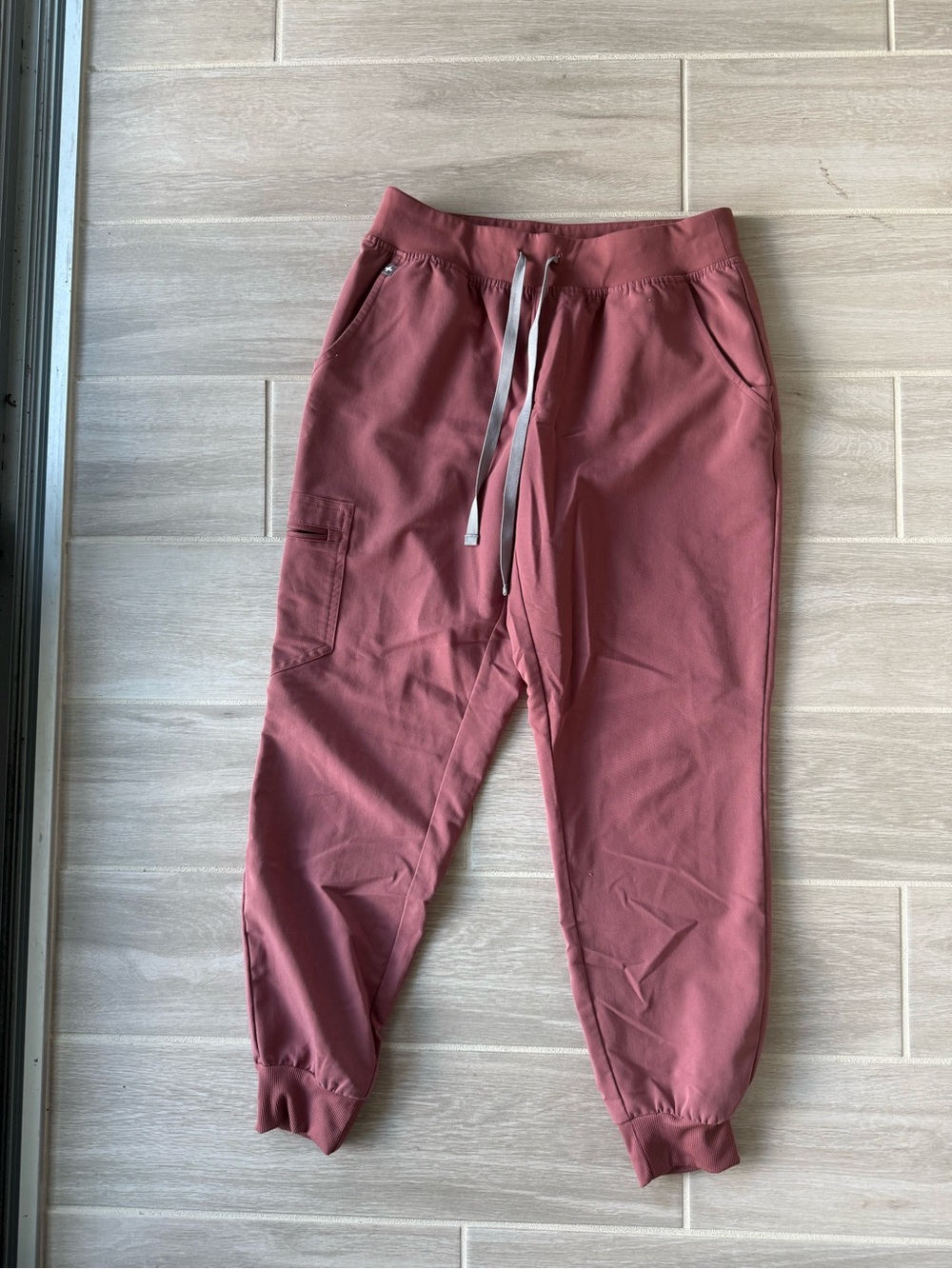 Figs Mauve High Waisted Zamora Joggers
